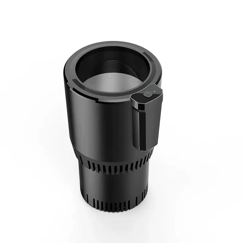 Hot and Cold 2 in 1 Car Accessories 12V Smart Fast Cooling and Heating Smart Hot and Cold Cup Holder Trash Can for Car